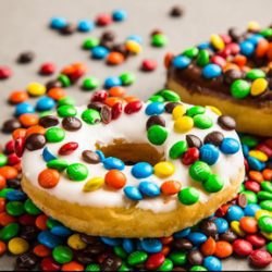 Beiler’s Donuts and Salads M&M Donut