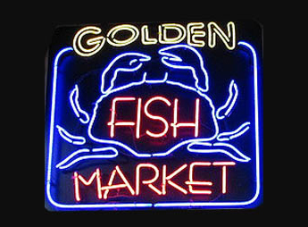 Golden Fish Market Logo